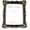 Black Gold Carve, variant on General 4x4 Gold Picture Frame, Vintage Ornate Square Photo Frame with Glass Front, Decorative Resin Frame for Tabletop or Wall Hanging, Retro Home Decor Gift