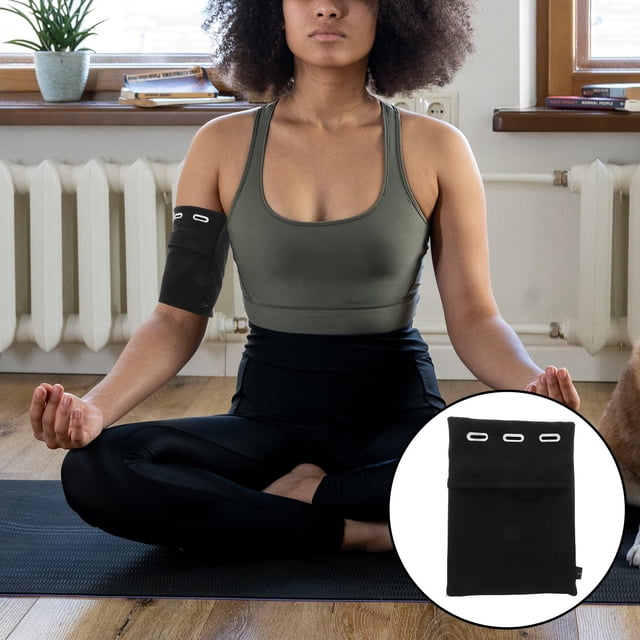 BESTYASH Móvil Universal Negro Para Deporte Con Almacenamiento Práctico Y Ajuste Para Brazos