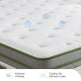 thumbnail image 5 of Novilla Classic 12" Medium-Firm Pocket Spring Hybrid Mattress with Gel Memory Foam for Cool Sleep, Queen Size, 5 of 10