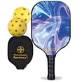 thumbnail image 1 of Pickleball Factory PB00031-10-C Usapa Pickleball Paddles - Blue Ripples Pickleball Rackets Near Me, Professional Pickleball Players Pickleball Spin, Carbonfiber Graphite, 1 of 1