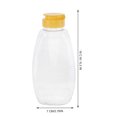 thumbnail image 2 of Aloha 6pcs Clear Honey Storage Jar Empty Jam Squeeze Bottle Kitchen Honey Storage Bottle, 2 of 8
