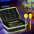 thumbnail image 2 of Casemaster Plazma Plus Dart Case Black with Yellow Zipper and Phone Pocket, 2 of 10