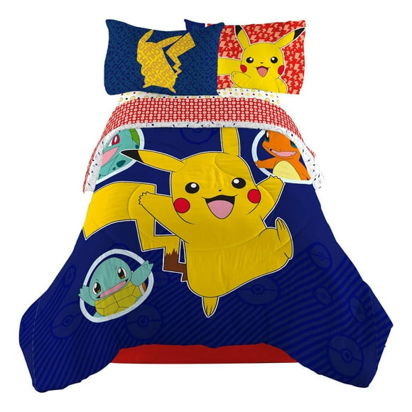 Pokemon "Pika Pika Pikachu" Twin/Full Comforter