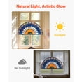 thumbnail image 4 of VEVOR Stained Glass Tiffany Style Hanging Window Panel with Chain 36 x 18 Inches, 4 of 9