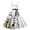 White, variant on Women's Casual Tennis Dress Dresses For Women Sleeveless Knee Length A Line Flared Swing Formal Prom Party Dress Black M
