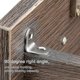 thumbnail image 4 of 10pcs Stainless Steel Angle Code L-shaped Right Angle Bracket 90 Degree Angle Bracket Fastener30*30mm Silver, 4 of 4