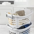 Shop Sterilite Stacking Laundry Basket White Set of 6 Great Prices