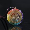 thumbnail image 1 of Collar Colgante de Orgone Geometría de Cristal Natural para Mujeres Tipo normal Hugo Collar con colgante de orgón, 1 of 8