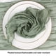 thumbnail image 5 of Naiovety Paquete de 6 servilletas plisadas de gasa balinesa para decoración de bodas y fiestas, elegantes para un día especial. Mostrada púrpura, 5 of 6