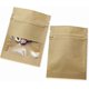 thumbnail image 1 of 100pcs Small Brown Kraft Paper Food Bags For Zip Bag Reusable Lock Seal Gift, 1 of 5
