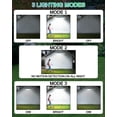 thumbnail image 3 of HAARAY Solar Motion Sensor Lights Outdoor with Ground Stake, 3-Head Adjustable 2500LM 236 LED Solar Wall Security Flood Lights IP65 Waterproof for Outside Porch Backyard Patio Garage, 2 Pack, 3 of 11