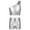 Silver, variant on Haitryli Kids Girls Hip Hop Dance Outfit Shiny One Shoulder Crop Tank and Sparkly Jazz Shorts Set Red 7-8