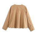 thumbnail image 3 of Chaqueta Bomber de moda europea para mujer, ropa de calle, abrigo de vuelo, rompevientos de ocio al aire libre, primavera y otoño, 3 of 5