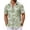Sage Green - Tropical Leaf, variant on Mens Hawaiian Shirts Short Sleeve Floral Button Down Shirt Summer Cruise Shirts for Men