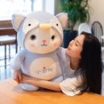 thumbnail image 1 of Cartoon Cat Stuffed Animals Plush Toys Kawaii Soft Doll Dress up Giraffe Frog Penguin Dinosaur Kids Plush Doll Girls Gift zhangyuxiang LED, 1 of 2