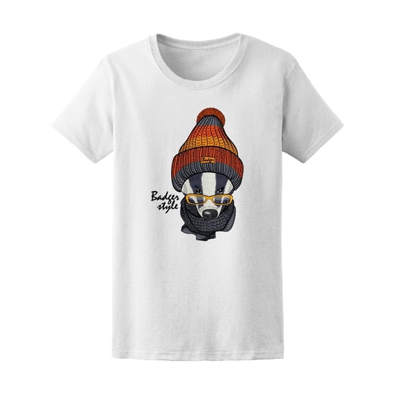 Fashion Badger Style Tee Women's -Image by Shutterstock