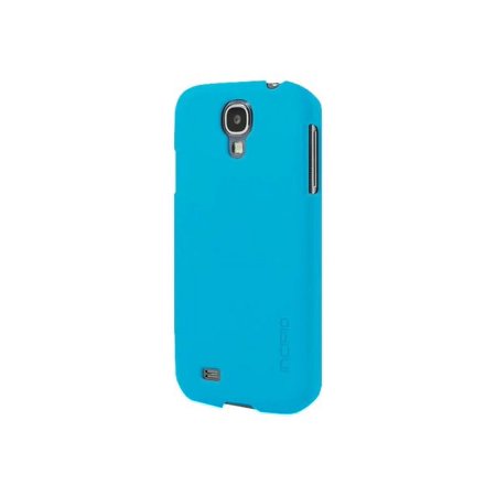 Incipio Feather Ultra Thin Snap-On - Case for cell phone - Plextonium - cyan blue - for Samsung Galaxy S4