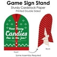 thumbnail image 5 of Big Dot of Happiness Ugly Sweater - How Many Candies Holiday and Christmas Party Game - 1 Stand and 40 Cards - Candy Guessing Game, 5 of 8