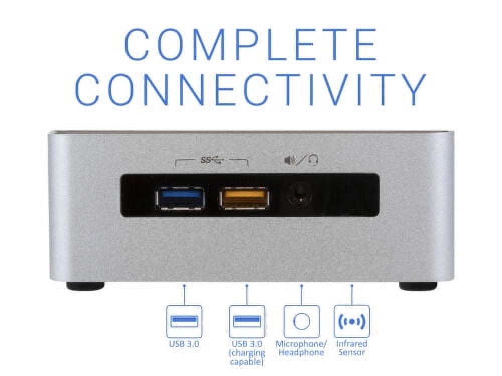 Used Intel NUC5i5RYH Mini Desktop, Intel Dual-Core i5-5250U Upto