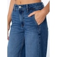 thumbnail image 4 of Celebrity Pink Women's and Women's Plus Wide Leg Jeans, Sizes 1-24, 4 of 6
