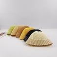 thumbnail image 2 of CoCopeaunts Summer Knitted Bucket Hat For Women Striped Sun Caps Men Foldable Hip Hop Bob Fisherman Hat Outdoor Travel Panama Gorros Unisex, 2 of 6