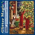 thumbnail image 2 of Bits and Pieces 1000 Piece Glitter Jigsaw Puzzle, Children Decorating the Christmas Tree, 20" x 27", 2 of 10