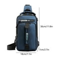 thumbnail image 3 of Hwkond Sling Bag Crossbody, Sling Bag For Men Women Shoulder Backpack Chest Bags Crossbody Daypack With Earphone Hole For Hiking Camping Outdoor Trip Clearance Sale, 3 of 8