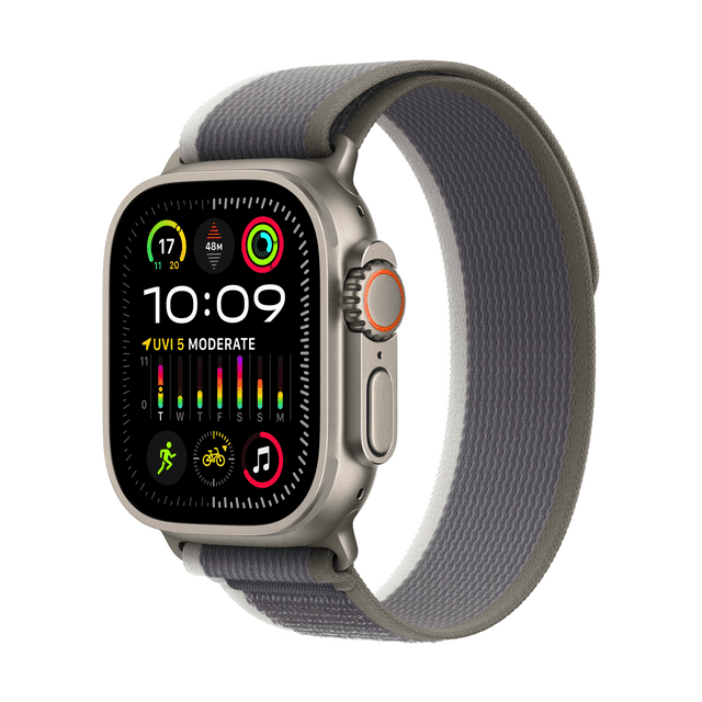 Apple Watch Ultra 2 (GPS + Cellular) Bracelet Sentier Vert - Moyen/Grand