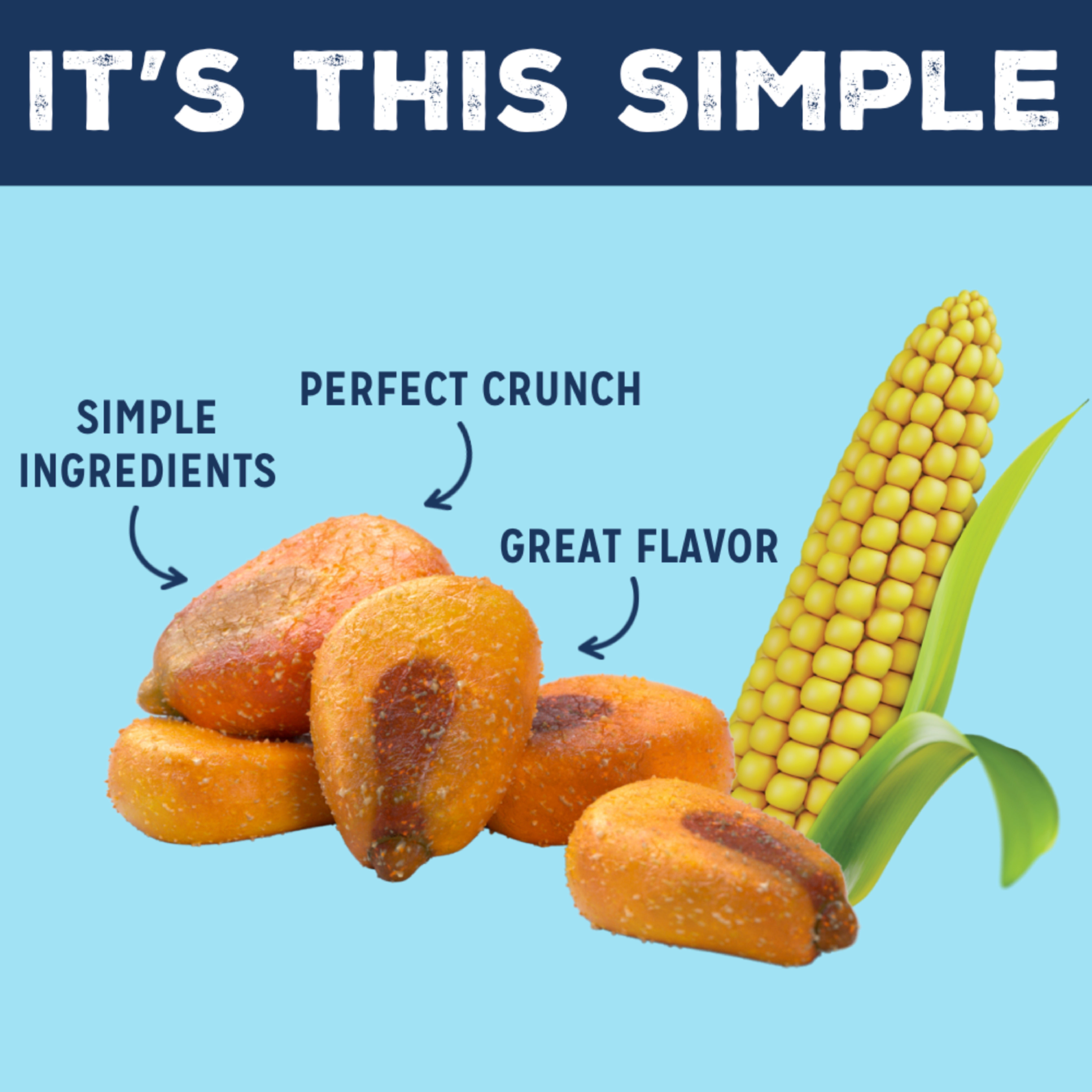 (2 pack) LOVE CORN: Sea Salt 4oz | Roasted Crunchy Corn - Gluten-Free - Plant based & Vegan - Healthy Snack - Low Calorie - Non GMO