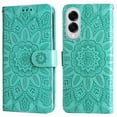 thumbnail image 1 of Funda tipo cartera GANGXUN para Samsung Galaxy S25 Edge , diseño girasol, cuero PU, soporte, cierre magnético, tarjetero, 1 of 5