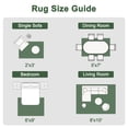 thumbnail image 6 of 8'x10' Area Rugs for Living Room, Washable Large Vintage Boho Non Slip Rug- Oriental Traditional Farmhouse Carpet for Bedrooms, Dining Room,, Home Office, Laundry Room., 6 of 11