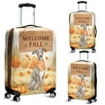 thumbnail image 2 of Welcome Fall Italian Greyhound Cozy Autumn Field Pumpkins Golden Leaves Travel Luggage Cover Greyhound Dog Lover Suitcase Dust Protective Decor - 12013, 2 of 5