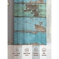 thumbnail image 6 of Retro Sheer Curtains 2 Panels Set Farmhouse Rustic Cottagecore Nature Vintage Wood Grain Sheer Window Curtains Light Filtering Rod Pocket Voile Drapes for Bedroom Living Room 52"X108", 6 of 8