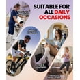 thumbnail image 3 of PULIOU Compression Socks 20-30 mmHg Knee High for Women & Men, 2 Pairs, Breathable, for Nurse, Running, Travel, Sports & Everyday Wear, Black, 3 of 9