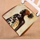 thumbnail image 1 of ABPHQTO Hermosa mujer africana Cojín de silla Cojín de asiento Cojín de silla Cojín de suelo con cojín interior de memoria transpirable y lazos Impresión a dos caras 45x45 cm ABPHQTO Chair-SL-66-18x18, 1 of 2