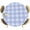 Blue, variant on Round Table Cover 36-44 Inch Blue Gingham Waterproof Reusable Table Cloth Round Fitted Vinyl Tablecloth with Elastic Edged for Parties Outdoors, Farmhouse Buffalo Plaid Checkeredv