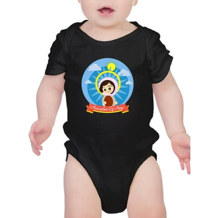 

Happy Assumption Of Mary Cute Bodysuit Infant -Image by Shutterstock Newborn