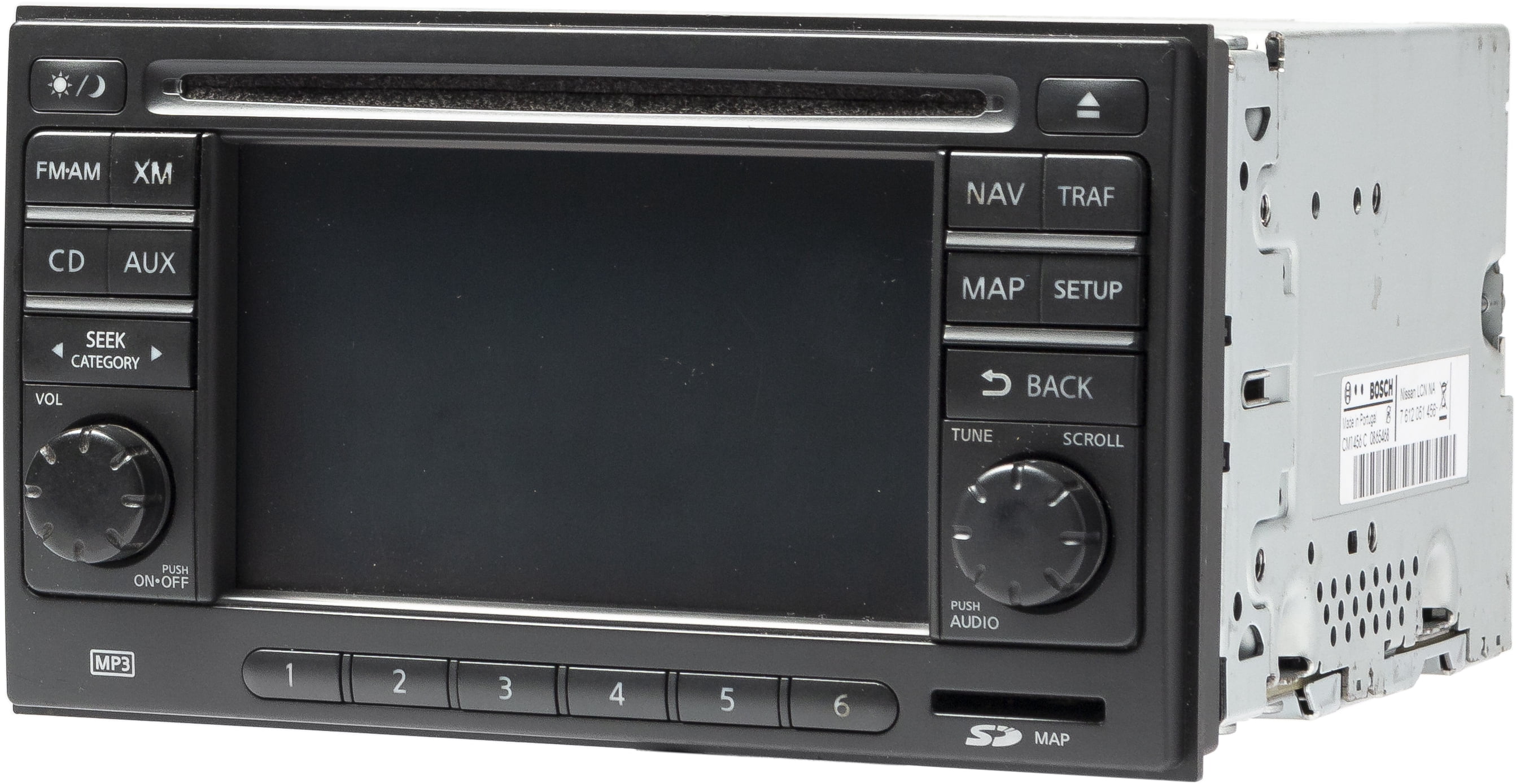 Restored 2013-2015 Nissan Rogue AMFM SAT Radio 6 Disc CD Player GPS Navigation 259151VY1B (Refurbished)