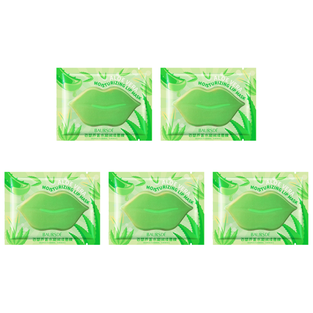 Mascarilla para labios Colágeno Cuidado nutritivo Hidratante Esencia (Aloe)