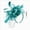 Green, variant on HCNTES Women's Fascinators Tea Party Wedding Mesh Flower Pearl Feather Fascinator Hat with Headband and Clip Dark Blue