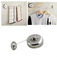 thumbnail image 3 of DISEN Retractable Single Clothesline SUS304 Stainless Steel Clothes Dryer with Nylon Rope String for Indoor Bathroom,Hotel Style,9.2 Feets, 3 of 5