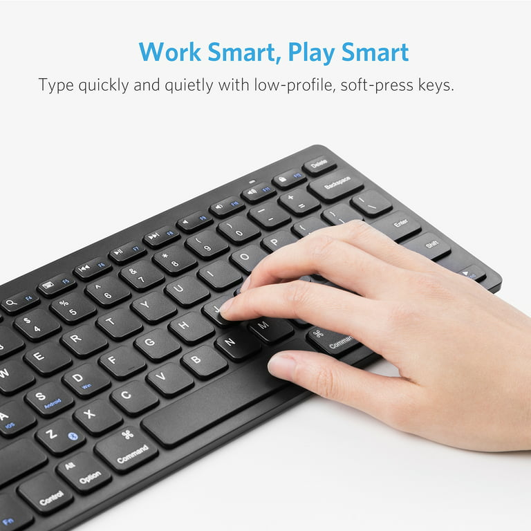 Anker Bluetooth Ultra-Slim Keyboard for iPad, Galaxy Tabs and