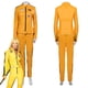 thumbnail image 2 of Disfraz de Kill Bill The Bride para cosplay, chaqueta, pantalones, abrigo amarillo, para mujer adulta, para Halloween, carnaval, juego de rol, devolución gratuita, 2 of 5