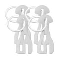 thumbnail image 1 of Esquirla Key Buckle Trolley Tokens Handcart Metal Shopping Cart Tokens Trolley Tokens A, 1 of 7