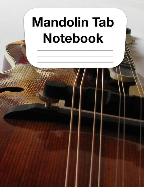 Mandolin Tablature Mandolin Tab Notebook Chord and Tablature Staff