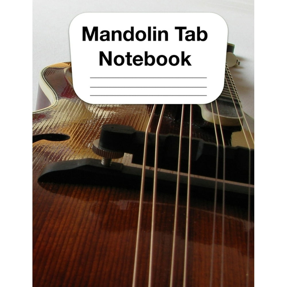 Mandolin Tablature Mandolin Tab Notebook Chord and Tablature Staff