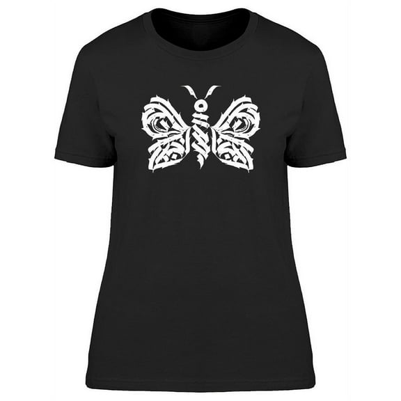 Gothic Butterfly Design T-Shirt Women -Image by Shutterstock, Female Small