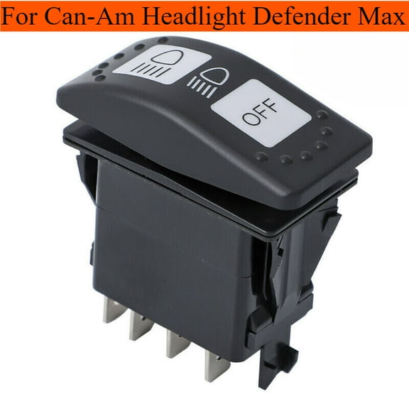 New High Low Off 3 POS Light Switch Rocker Fits for Can-Am Headlight Defender Max