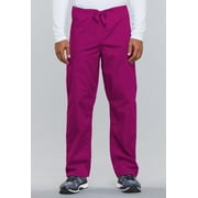 Cherokee Workwear Originals Women Scrubs Pant, Drawstring Cargo, Plus Size, 4100, 3XL, Raspberry