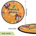 thumbnail image 2 of Thanksgiving Turkey Christmas Tree Mats Waterproof Tree Skirt, Cartoon Bird Xmas Tree Stand Tray Mat Floor Protector Pad for Holiday Party Decoration, 28.3", 2 of 6